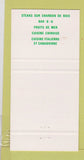 Matchbook Cover - Restaurant Chez Clovis Granby QC 30 Strike