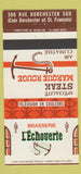 Matchbook Cover - L' Echouerie Steak Quebec QC 30 Strike