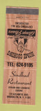 Matchbook Cover - Sindbad Restaurant Brooklyn NY