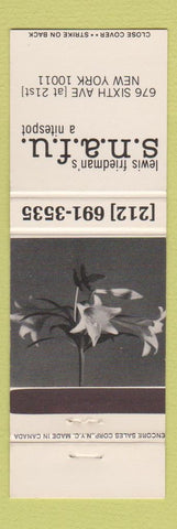 Matchbook Cover - Lewis Friedman's SNAFU New York City