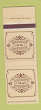 Matchbook Cover - Old Spaghetti Warehouse Dallas Houston Austin TX