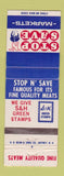 Matchbook Cover - Stop n Save Markets Grocery WEAR