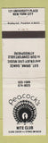 Matchbook Cover - Peacock's Nite Club New York City WORN