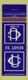 Matchbook Cover - St Louis MO Club