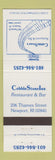 Matchbook Cover - Cobble Stone's Restaurant Bar Newport RI