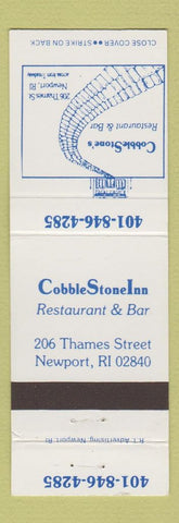 Matchbook Cover - Cobble Stone's Restaurant Bar Newport RI