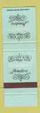 Matchbook Cover - Claridge's London