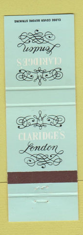 Matchbook Cover - Claridge's London
