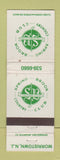 Matchbook Cover - Spring Brook Country Club Morristown NJ WEAR