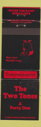 Matchbook Cover - Two Tones Party Duo Band
