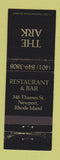 Matchbook Cover - The Ark Restaurant Bar Newport RI WEAR