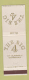Matchbook Cover - The Big 4 San Francisco CA