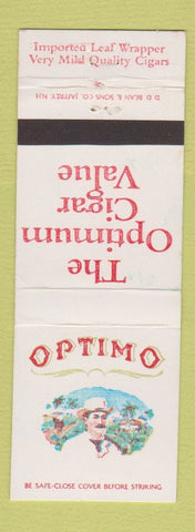 Matchbook Cover - Optimo Cigars