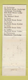 Matchbook Cover - Sheffield Hotels Anchorage Juneau Kenai Kodiak Sitka AK WEAR