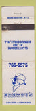 Matchbook Cover - Freddy's Bernardsville NJ WORN