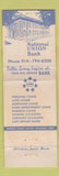 Matchbook Cover - National Union Bank Monticello NY WEAR #2
