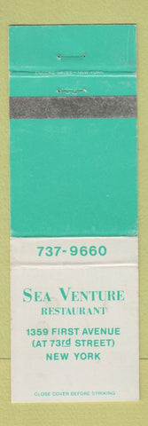 Matchbook Cover - Sea Venture Restaurant New York City WORN