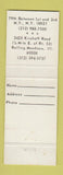 Matchbook Cover - Banana Boat New York City Chicago WORN