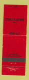 Matchbook Cover - Baker's Table Portland ME
