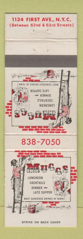 Matchbook Cover - Muggs New York City