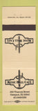 Matchbook Cover - Music Hall Cafe Newport RI WEAR cactus