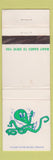 Matchbook Cover - Octopus Car Washes Albuquerque Madison Milwaukee WI Phoenix