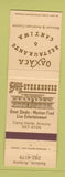 Matchbook Cover - Oaxaca Restaurante Mexican Sedona AZ