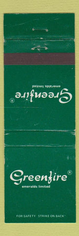 Matchbook Cover - Greenfire Emeralds Nassau Bahamas Hollywood FL WEAR