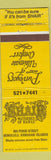 Matchbook Cover - Shair Waterbeds Honolulu Hawaii