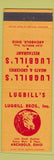 Matchbook Cover - Lugbill Bros Meats Grocery Restaurant Archbold OH