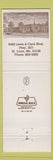 Matchbook Cover - Calvin F Feutz Funeral Home St Louis MO
