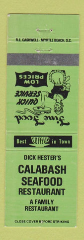 Matchbook Cover - Dick Hester's Calabash Seafood