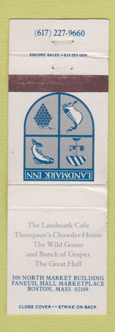 Matchbook Cover - Landmark Inn Boston MA WEAR