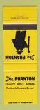 Matchbook Cover - The Pantom Mens Clothes New York City