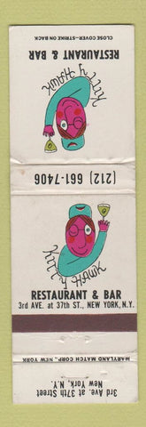 Matchbook Cover - Kitty Hawk Restaurant New York City WORN
