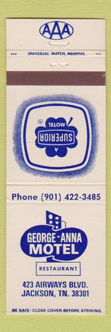 Matchbook Cover - George Anna Motel Jackson TN