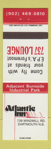 Matchbook Cover - Atlantic Inn Dartmouth NS