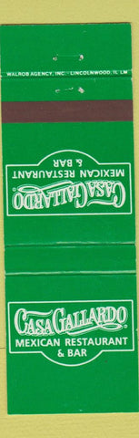 Matchbook Cover - Casa Gallardo Mexican Restaurant