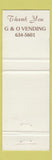 Matchbook Cover - Boilers Stoney Creek ON