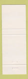 Matchbook Cover - Tempus Toronto ON Restaurant