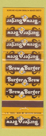 Matchbook Cover - Burger and Brew WEAR