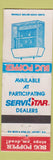 Matchbook Cover - Bug Popper Zapper Servistar WEAR