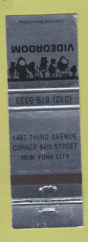 Matchbook Cover - Videoroom New York City WEAR