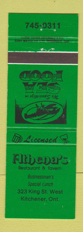 Matchbook Cover - Athena's Restaurant Kitchener ON