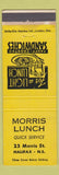 Matchbook Cover - Morris Lunch Halifax NS