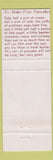 Matchbook Cover - Hind Quarter Restaurant Toronto ON