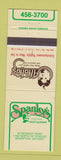 Matchbook Cover - Spanky's Alfalfa's Brampton ON Little Rascals TV
