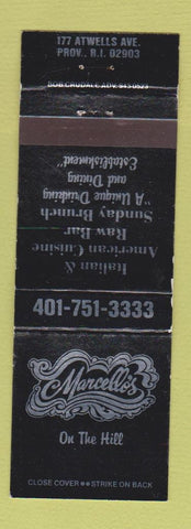 Matchbook Cover - Marcello's on the Hill Providence RI Italian WEAR