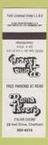 Matchbook Cover - Roma Tavern Italian Chatham ON