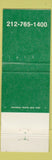 Matchbook Cover - La Folie Black Cat New York City
